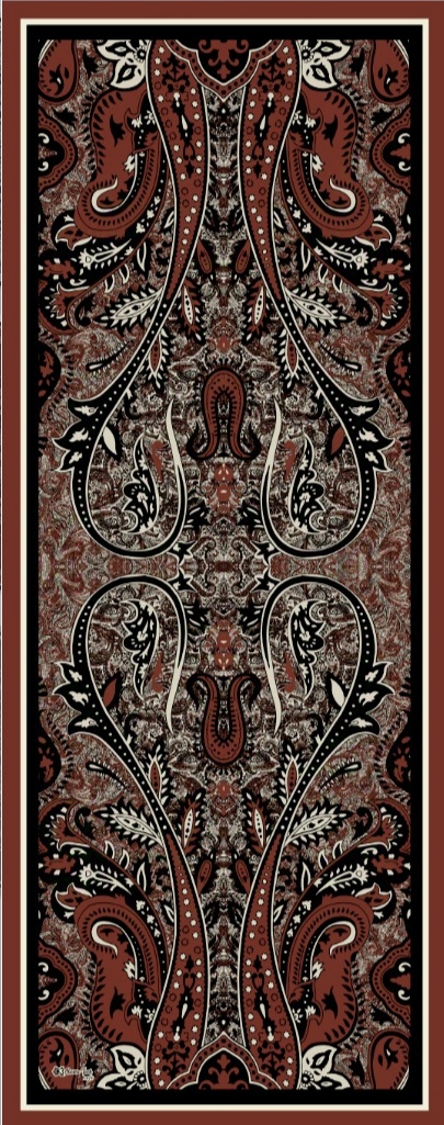 %100 Silk Scarves 185cmx75cm