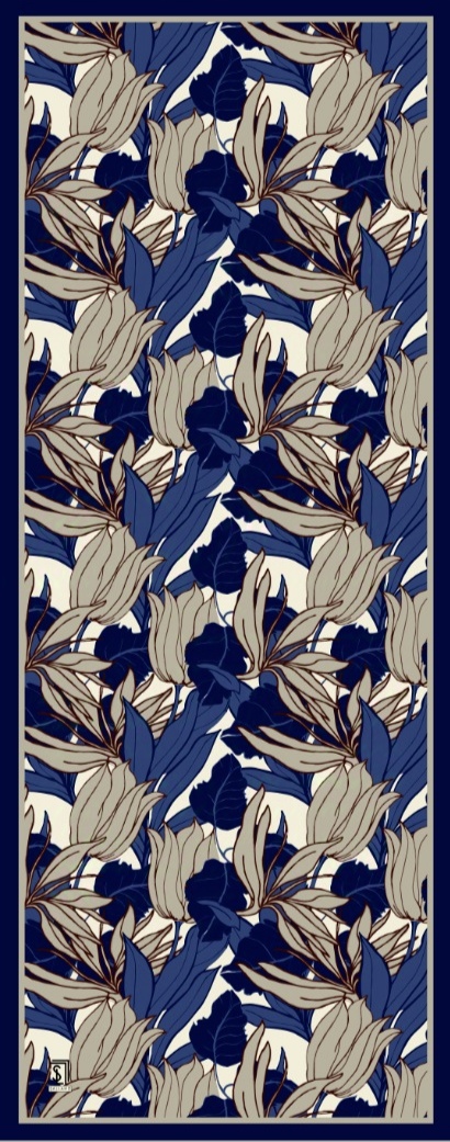 %100 Silk Scarves 185cmx75cm