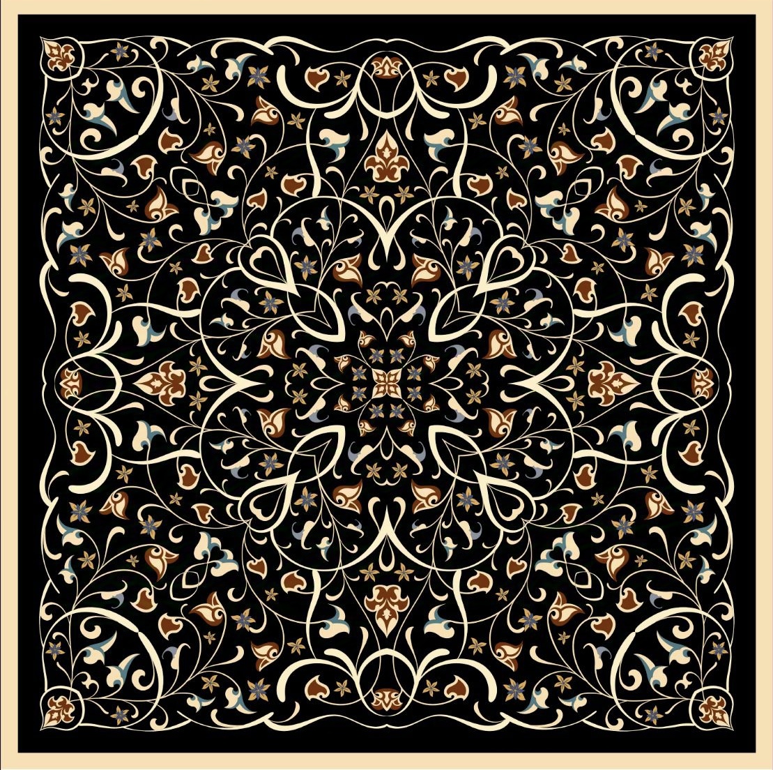 %100 Silk Scarves 95cmx95cm